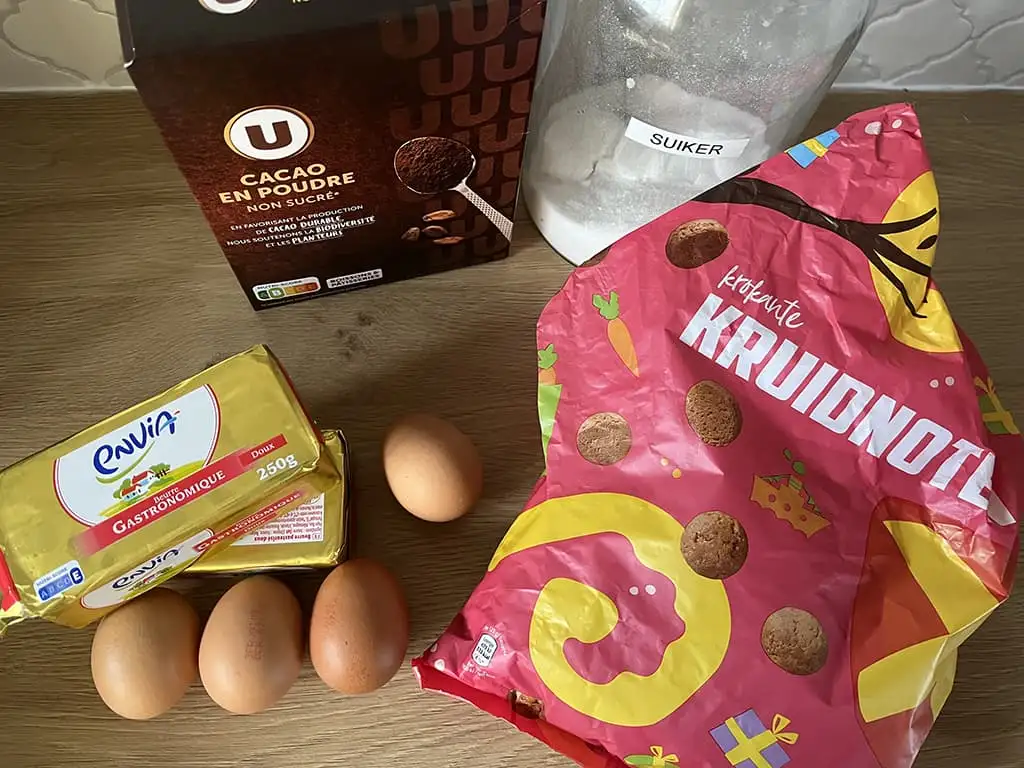 Pepernoten arretjescake ingrediënten