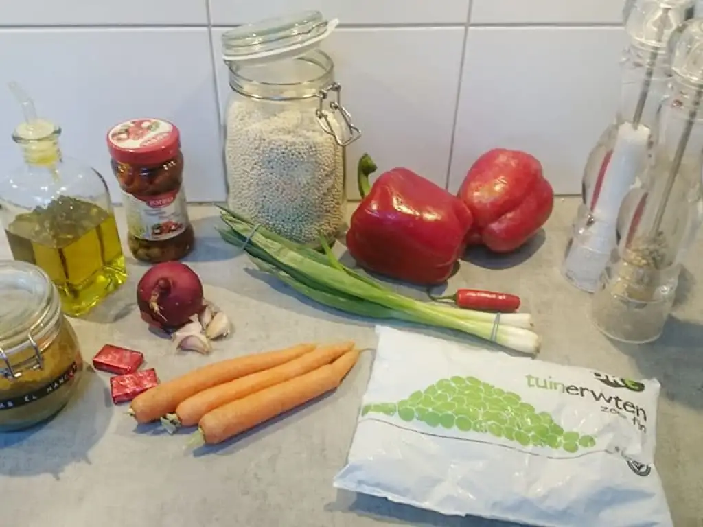Cordon bleu met parel couscous ingrediënten