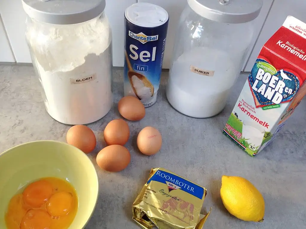 Karnemelk citroen taart ingrediënten