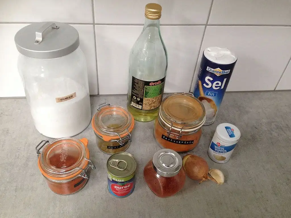 Tacosaus ingrediënten