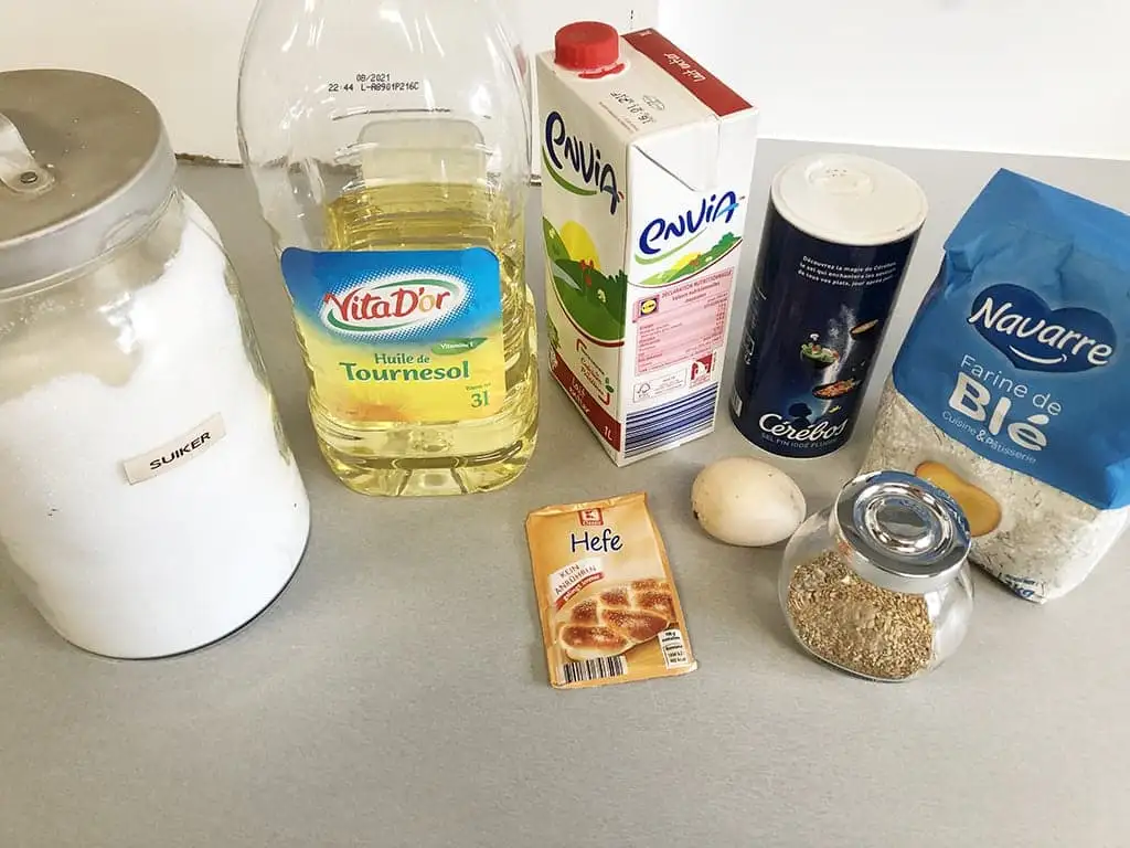 Zelf Turks brood maken ingrediënten