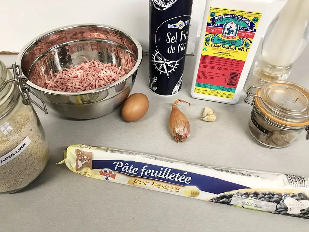 Mini saucijzenbroodjes ingrediënten