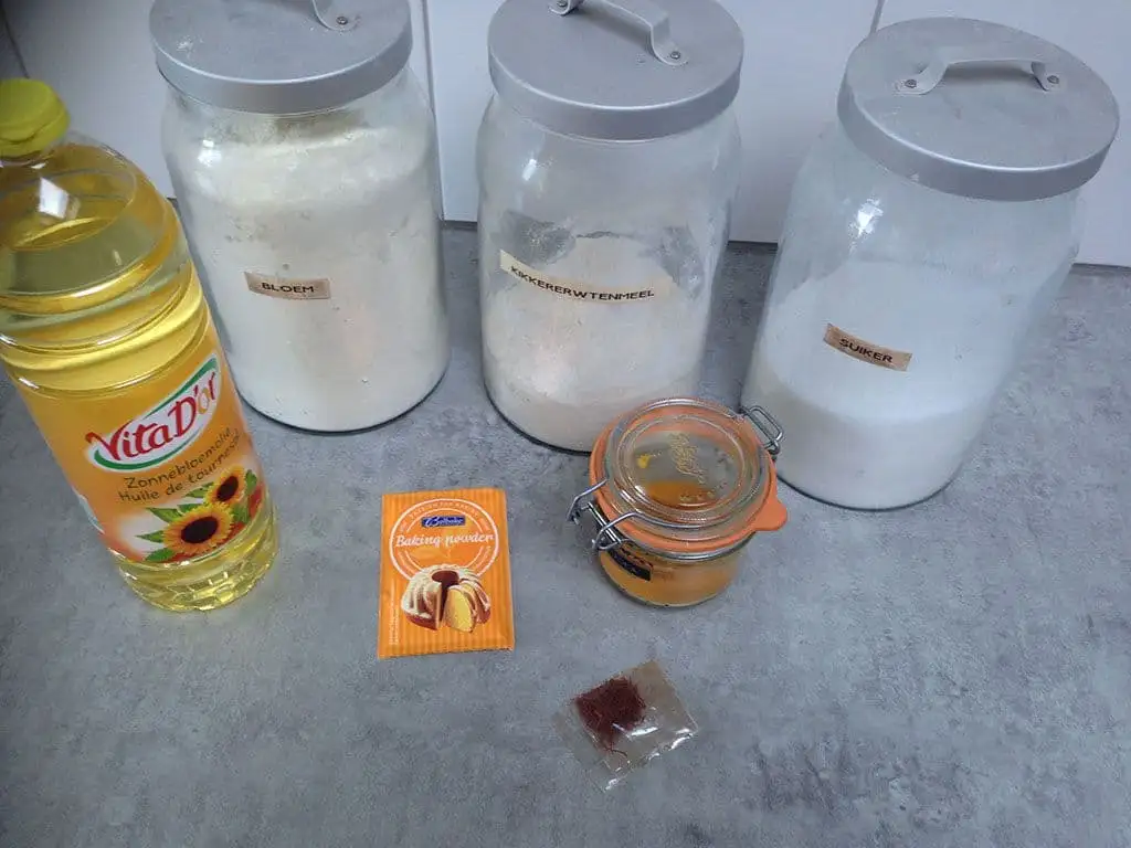 Jalebi ingrediënten