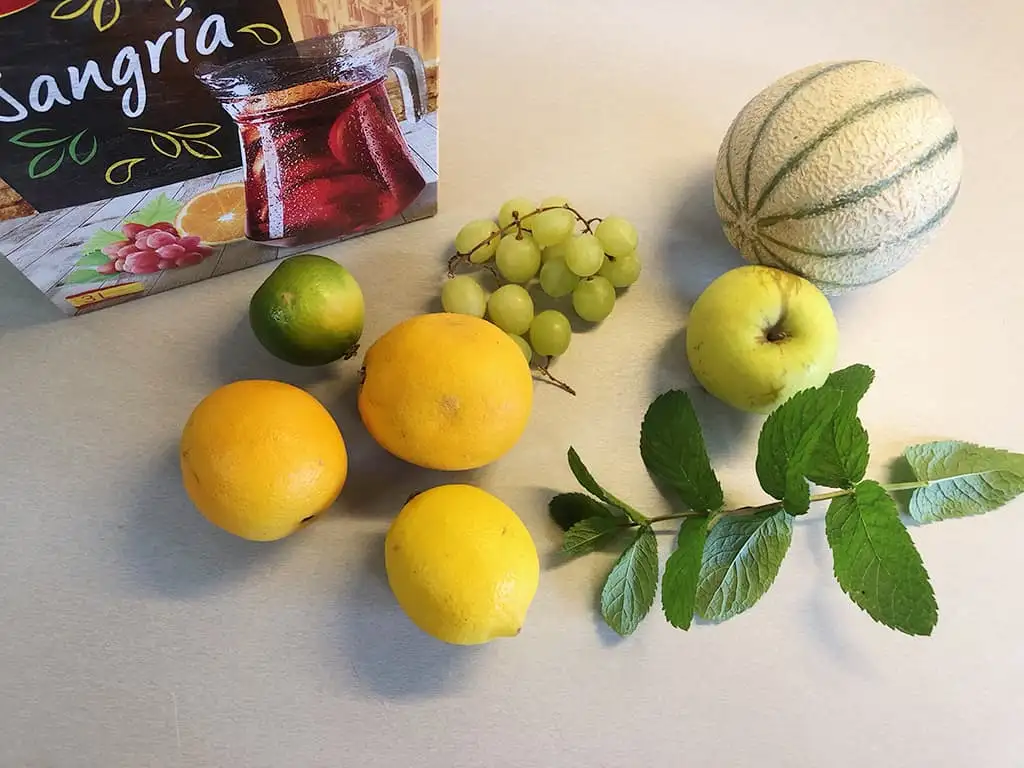 Makkelijke sangria ingrediënten