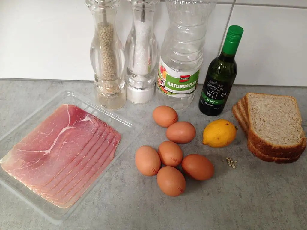 Eggs benedict ingrediënten