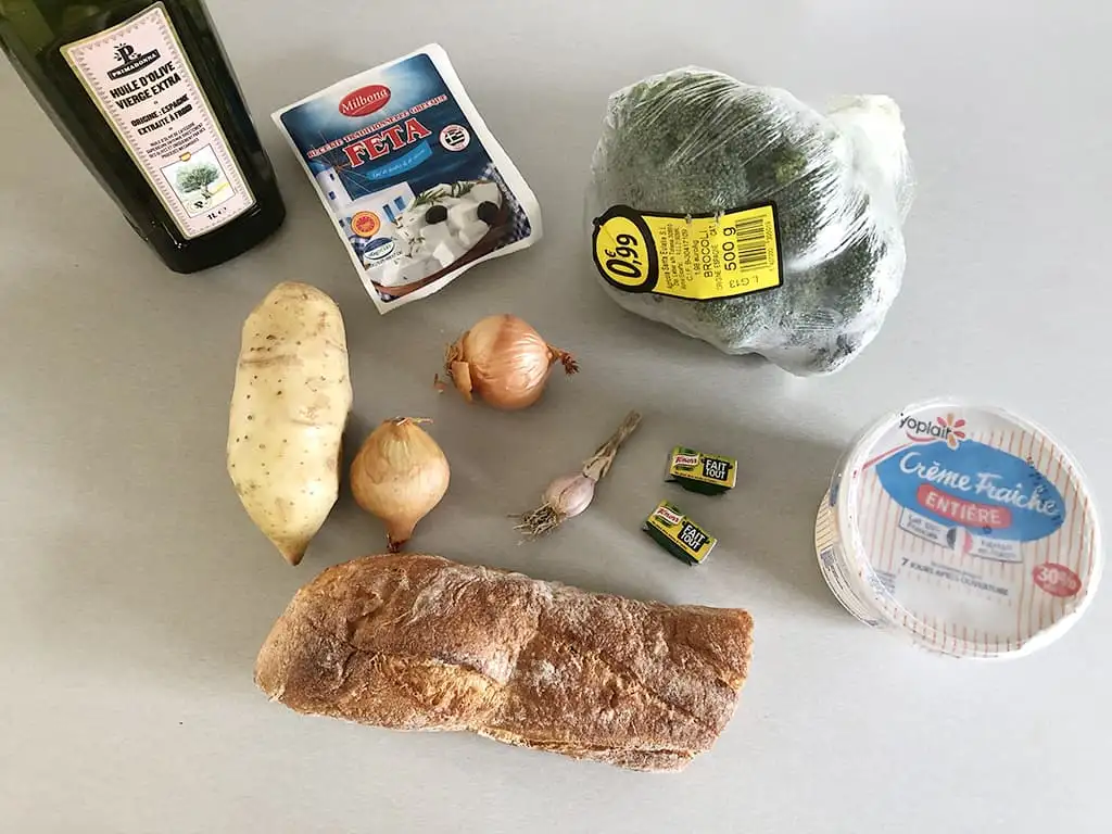 Broccolisoep met croutons ingrediënten