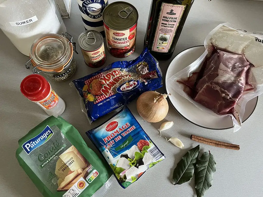 Giouvetsi ingrediënten