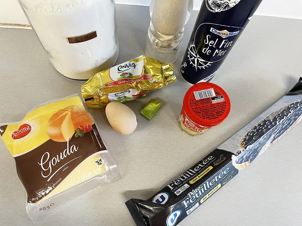 Kaasbroodjes ingrediënten
