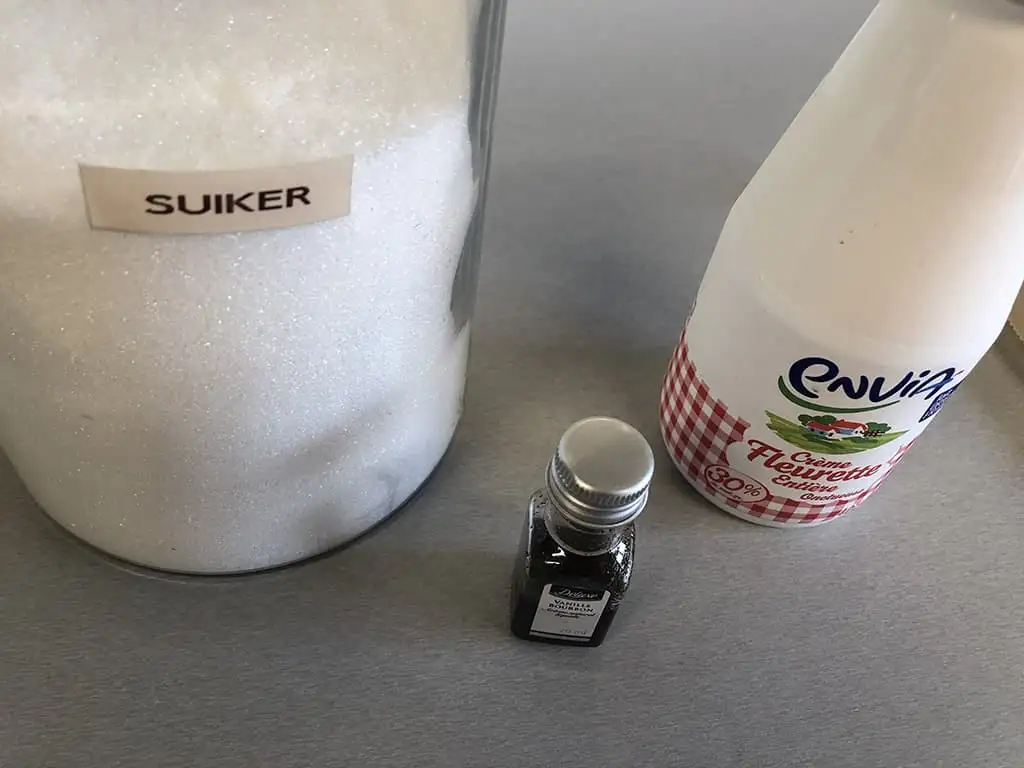 Roomborstplaat ingrediënten