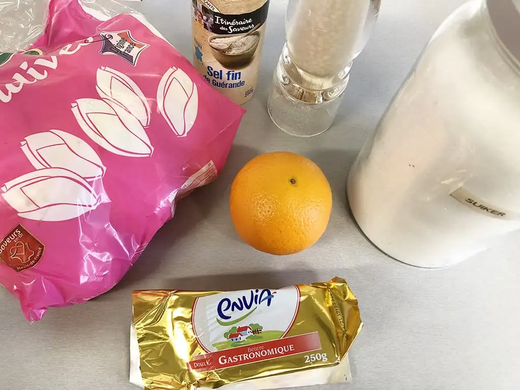 Gekarameliseerde witlof ingrediënten