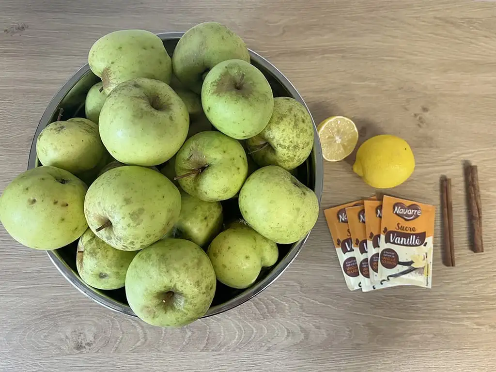Appelcompote maken ingrediënten