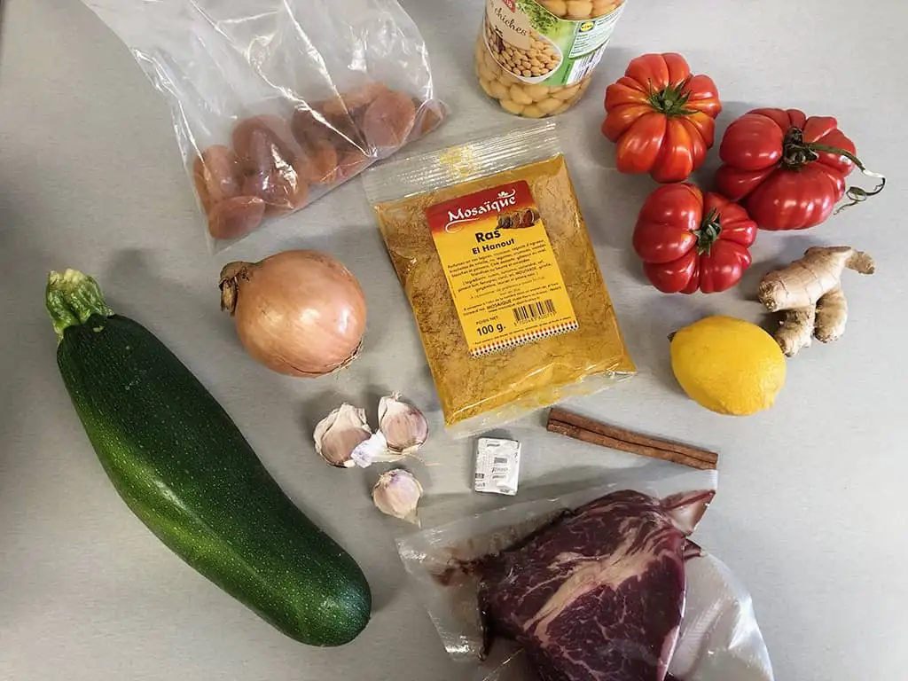 Marokkaanse stoofpot ingrediënten
