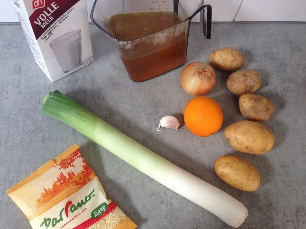 Aardappelsoep ingrediënten