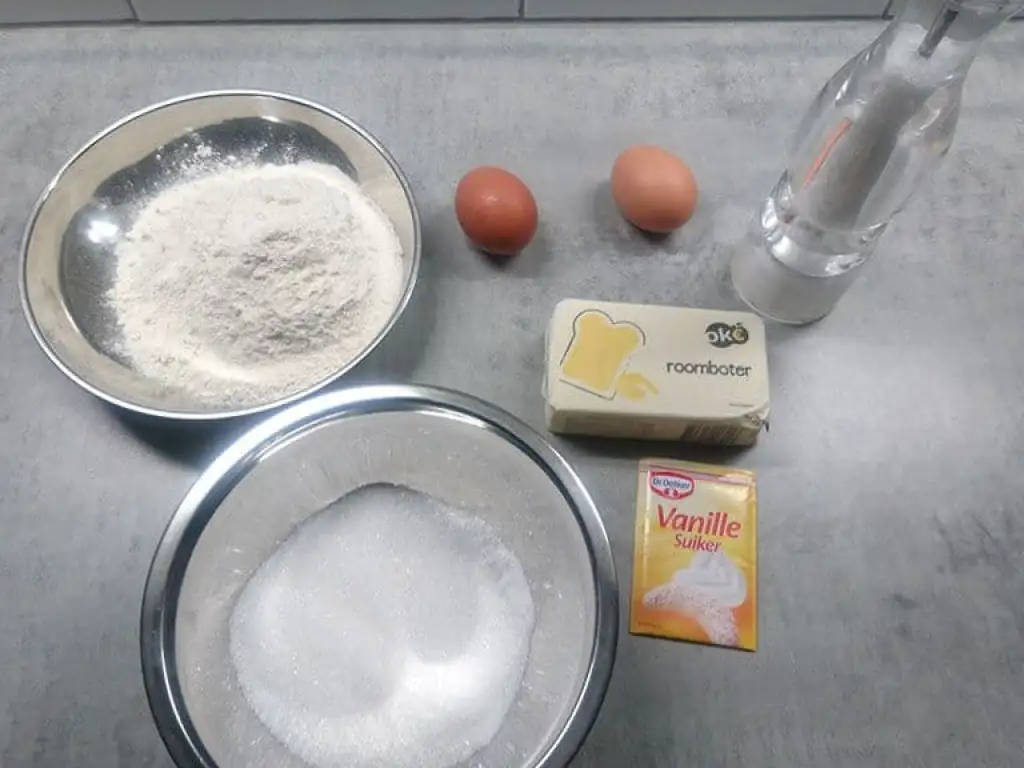 Boterkoek ingrediënten