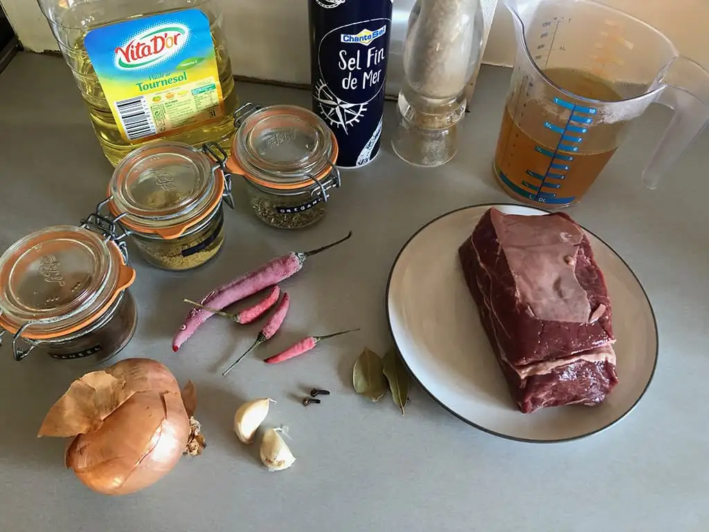Birria de res - Mexicaans stoofvlees ingrediënten