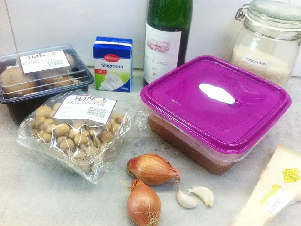 Champignonrisotto ingrediënten