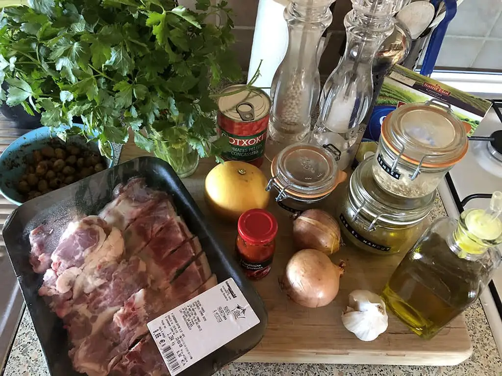 Lamsstoofpot met kruidige couscous ingrediënten