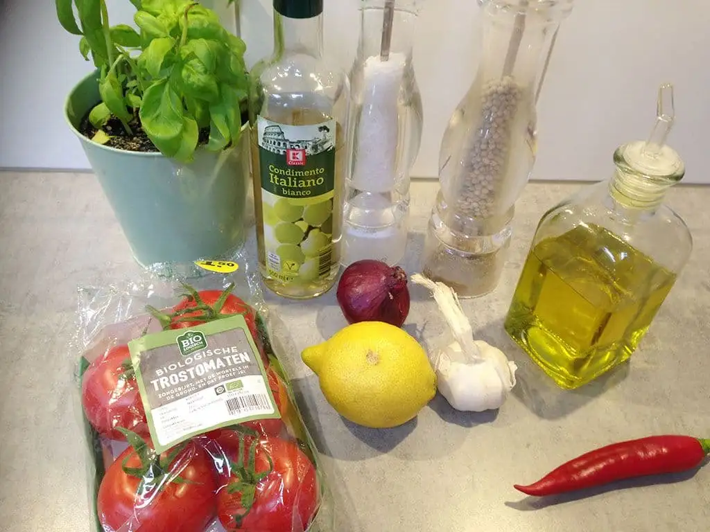 Tomatensalsa ingrediënten