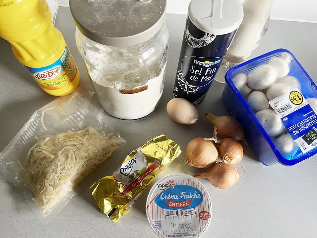 Pierogi ingrediënten