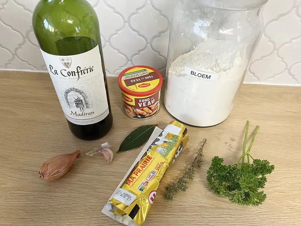 Bordelaisesaus ingrediënten