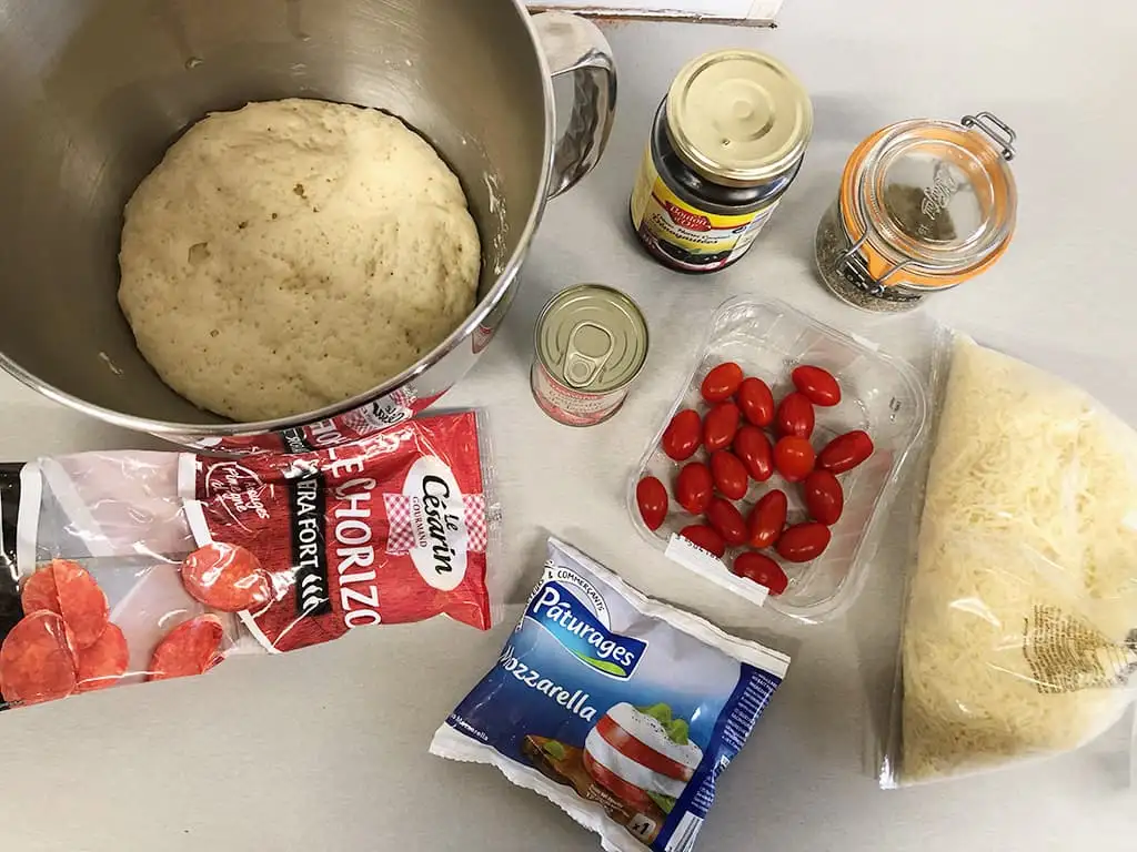 Mini pizza hapjes ingrediënten