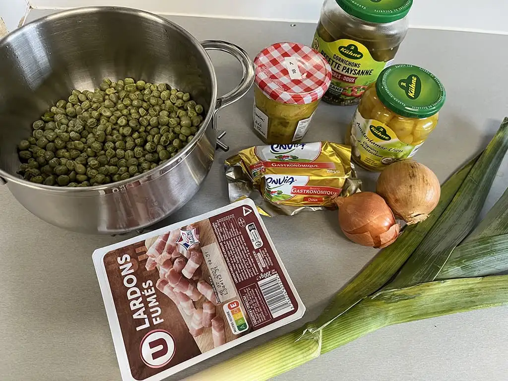 Captain's dinner met kapucijners ingrediënten