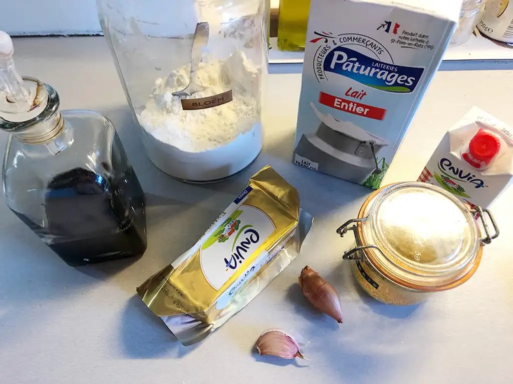 Makkelijke kerriesaus ingrediënten