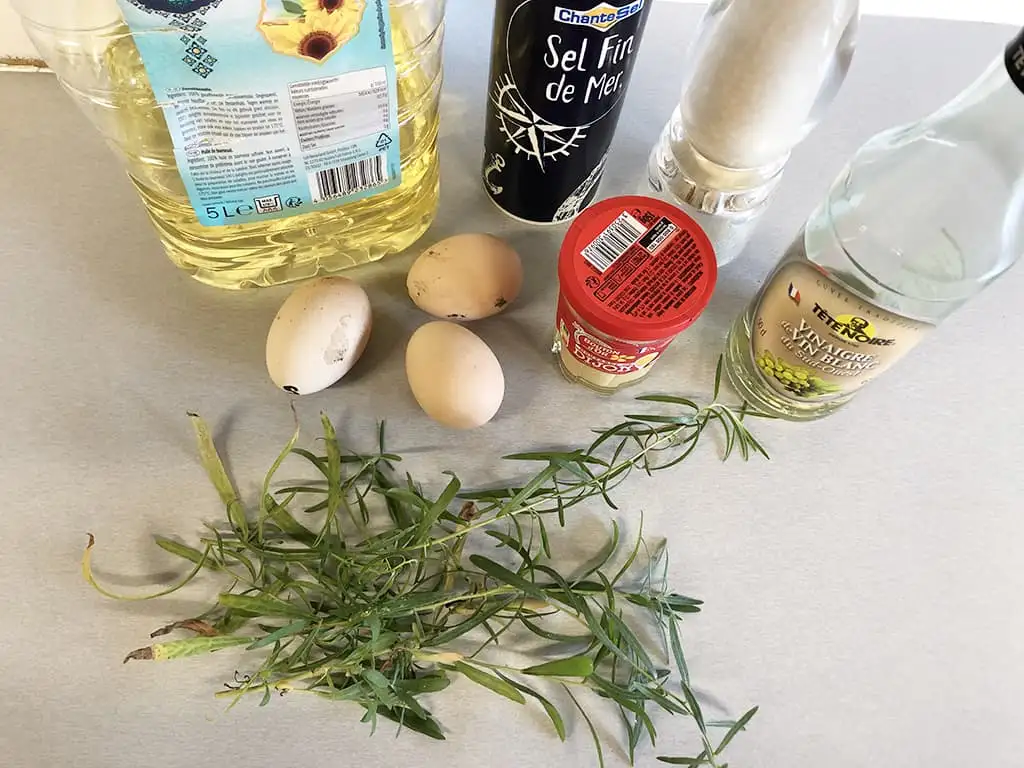 Dragonmayonaise ingrediënten