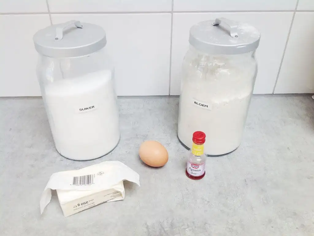 Tuile koekjes ingrediënten