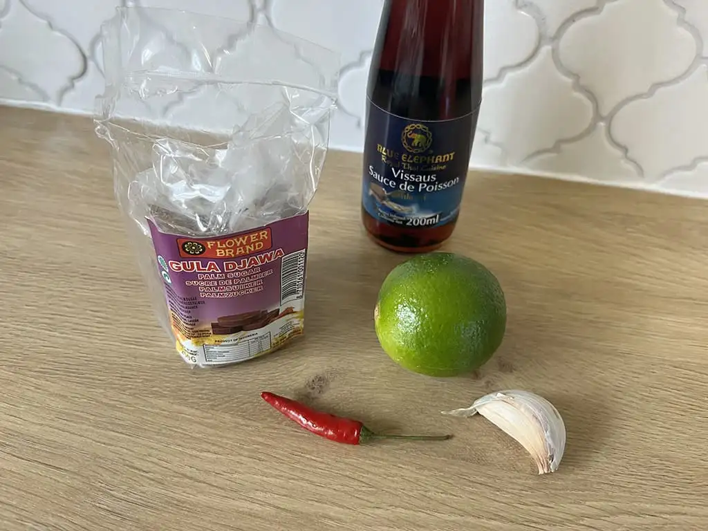Nước chấm ingrediënten