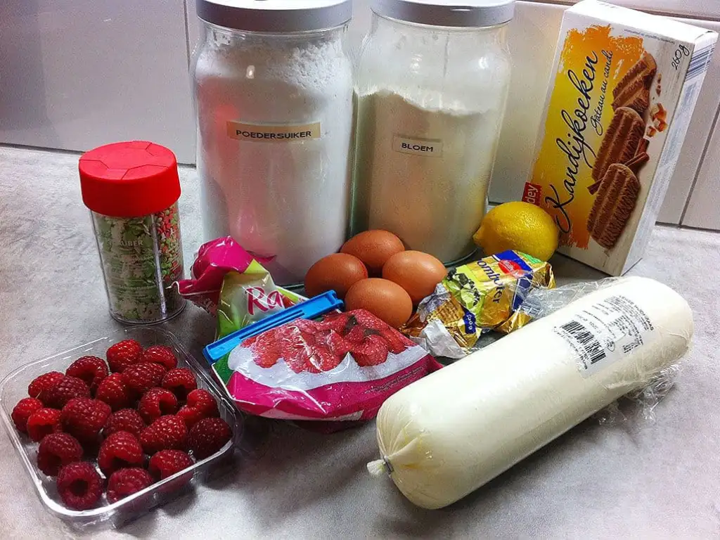 Kerstmis cheesecake ingrediënten