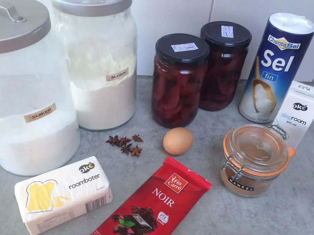 Stoofperentaart ingrediënten