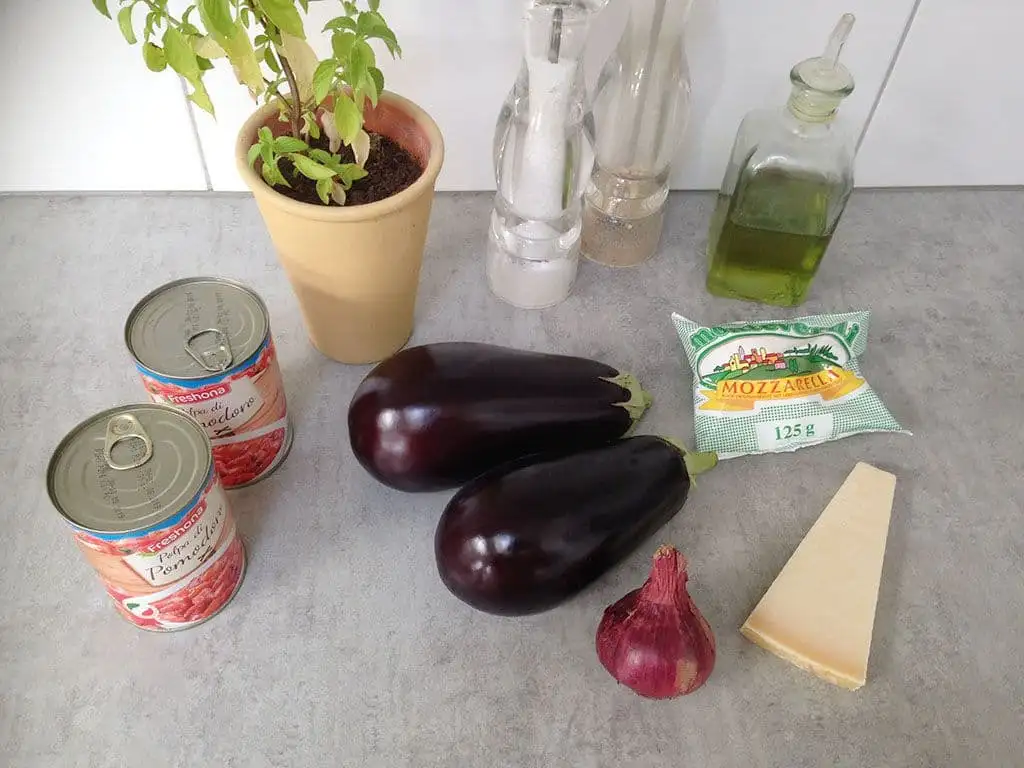 Melanzane alla parmigiana ingrediënten