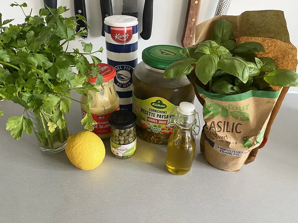 Salsa verde ingrediënten