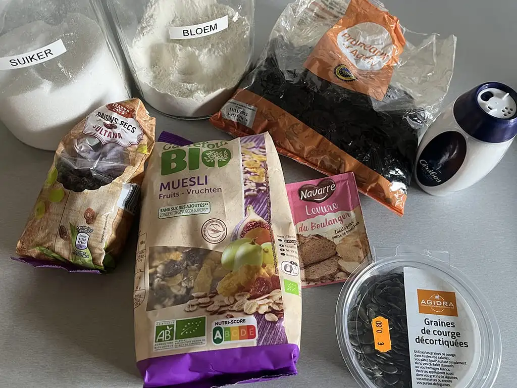 Mueslibrood ingrediënten
