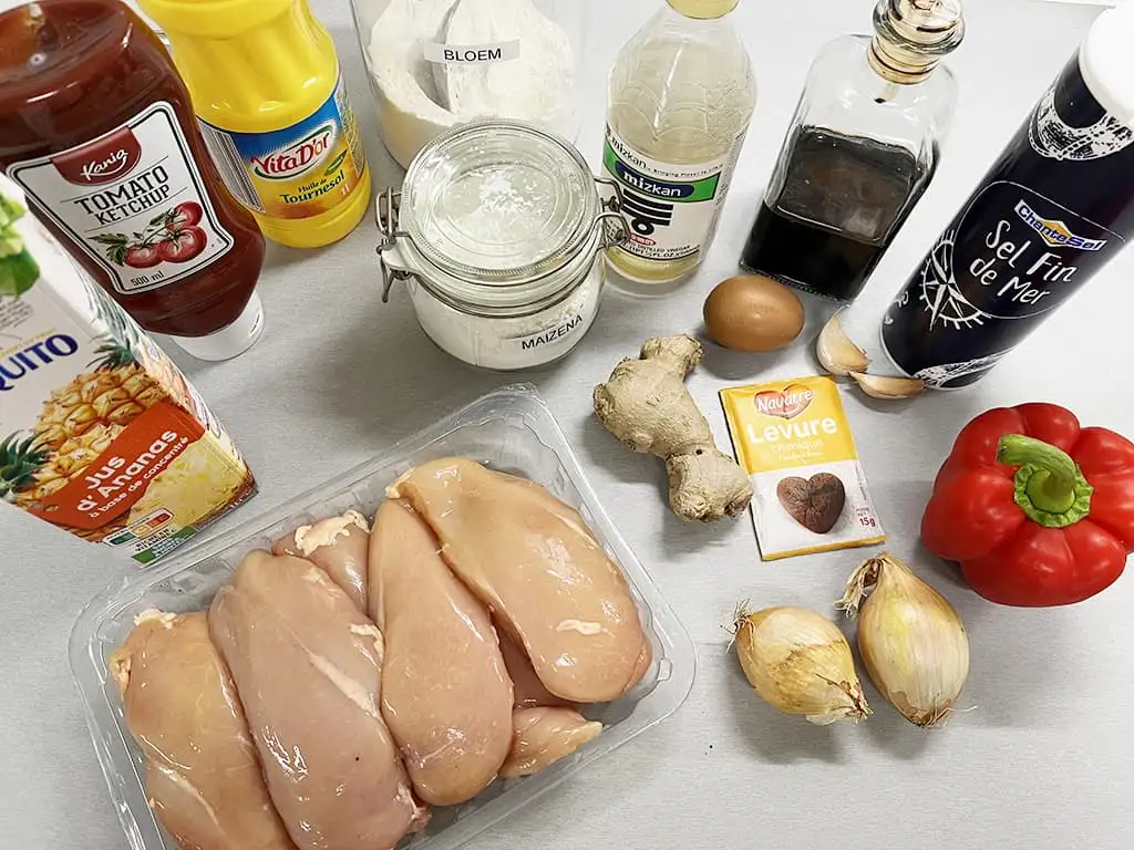 Koe loe kai ingrediënten