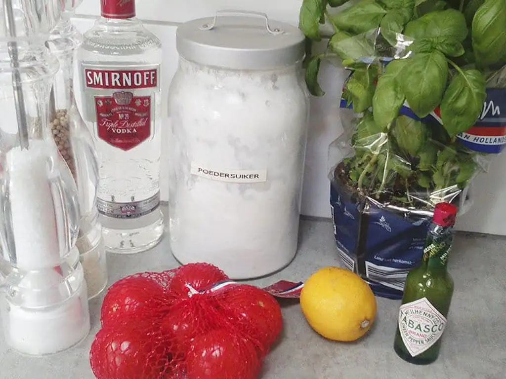 Tomatensorbet ingrediënten