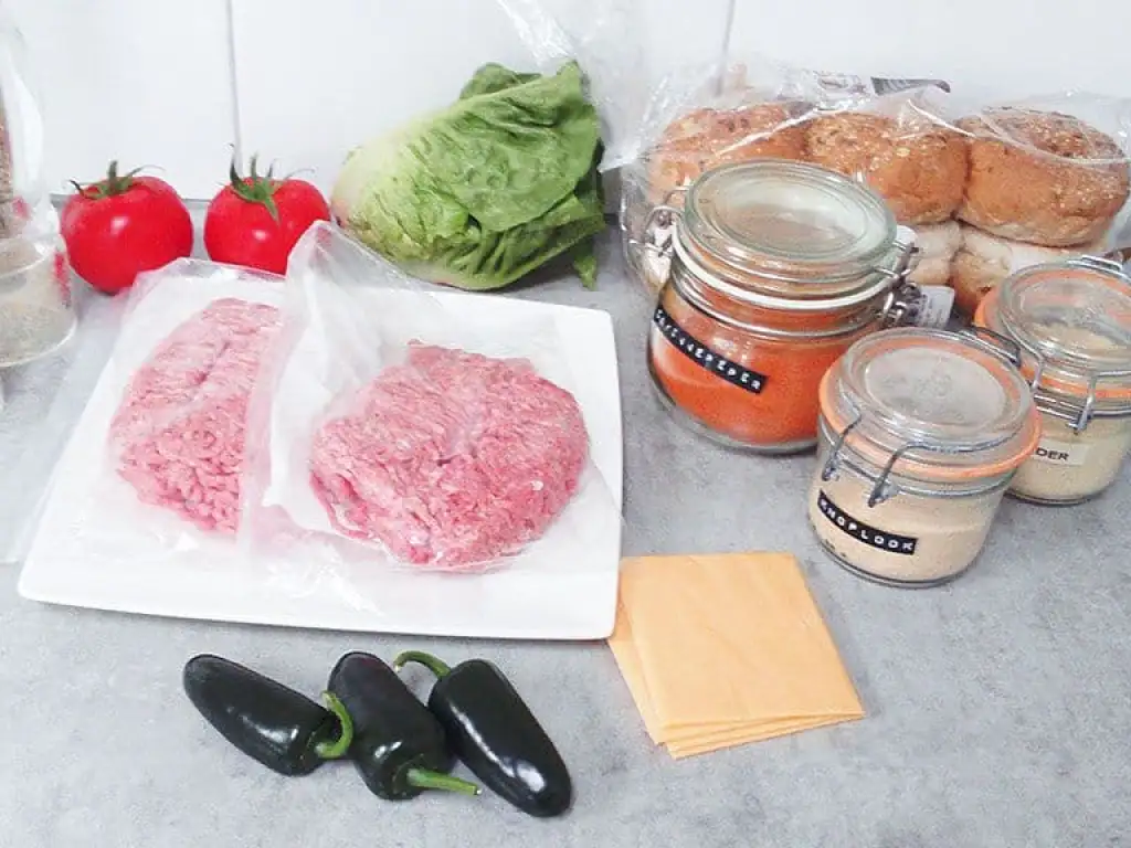 Jalapeño cheeseburger ingrediënten