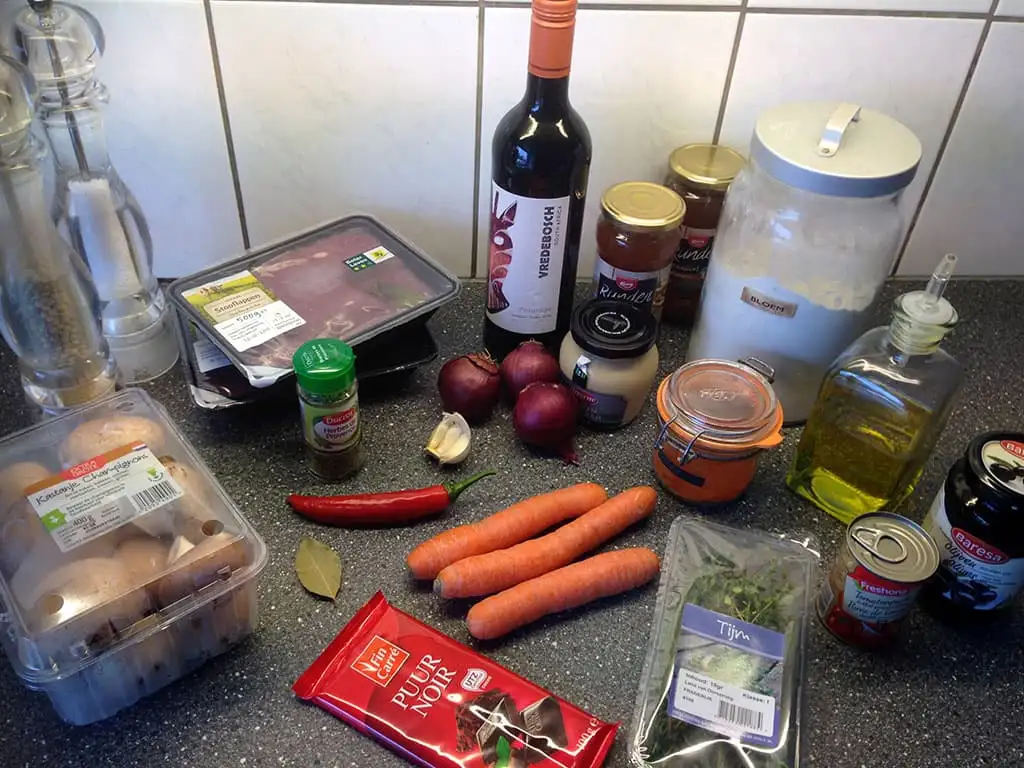 Daube de boeuf à la Provençale ingrediënten