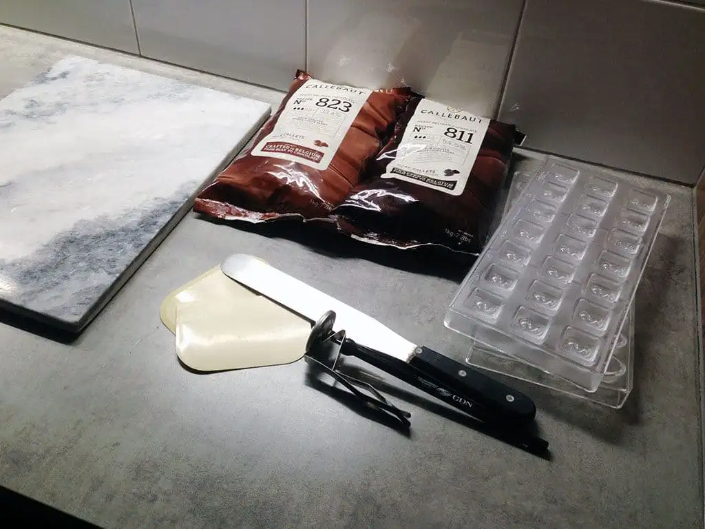 Bonbons met romige karamel vulling ingrediënten