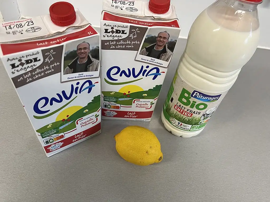 Zelf paneer maken ingrediënten