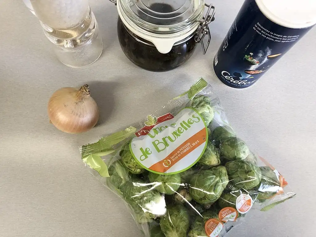 Spruitjes met appelstroop ingrediënten