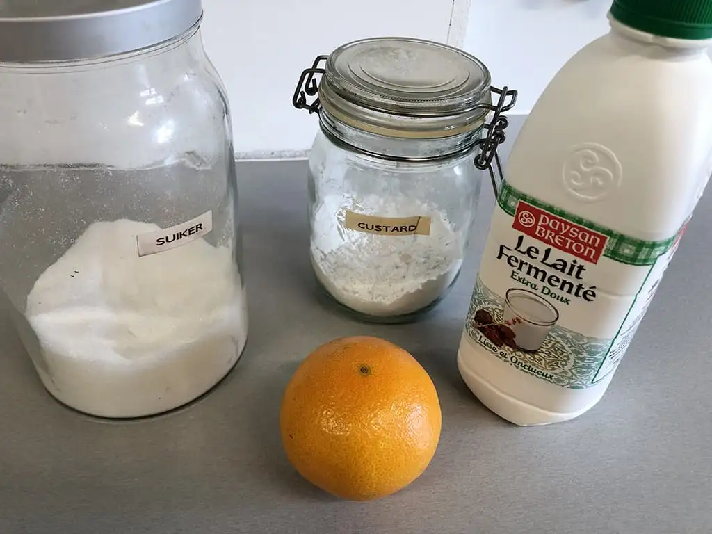 Karnemelk vla ingrediënten