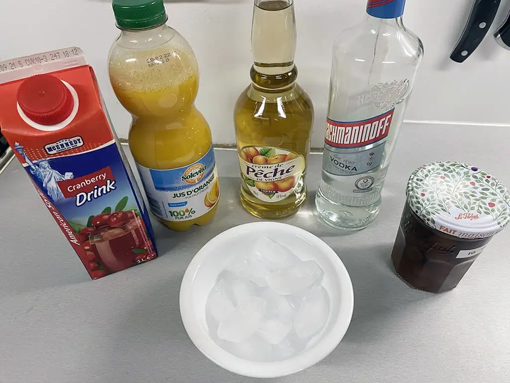 Sex on the beach ingrediënten
