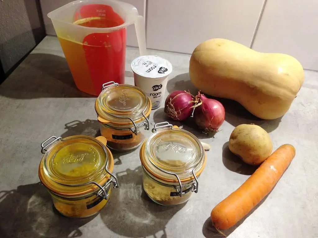Pompoensoep ingrediënten