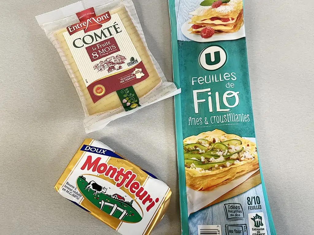 Kaasloempia's ingrediënten