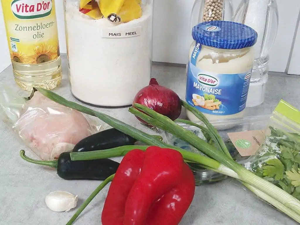 Zelf arepas maken (maïsbroodjes) ingrediënten