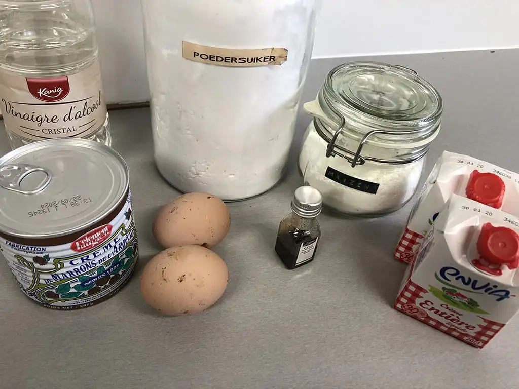 Mont blanc ingrediënten