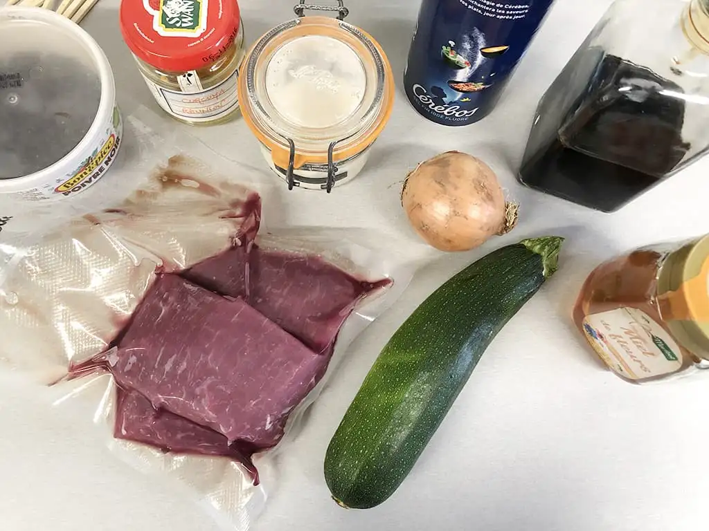 Bavette spies van de barbecue ingrediënten
