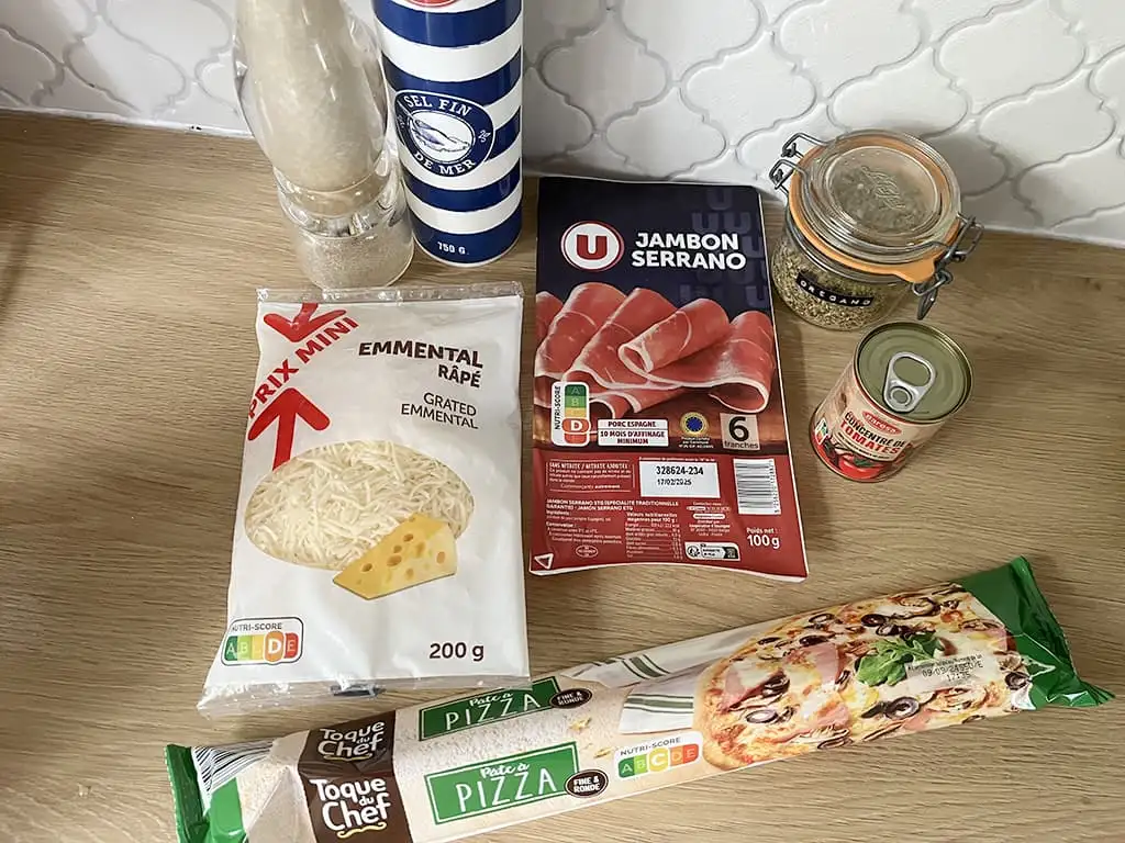 Pizzabroodjes ingrediënten